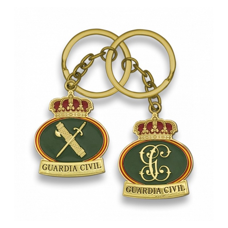 LLAVERO GUARDIA CIVIL 2 CARAS