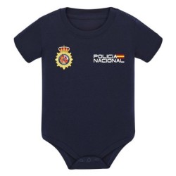 Body para bebe azul POLICÍA NACIONAL