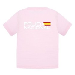 Camiseta rosa baby POLICIA NACIONAL
