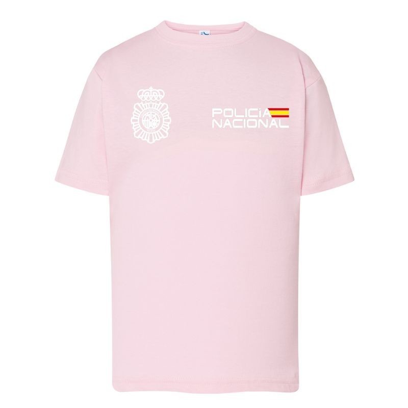 Camiseta rosa niño/a POLICIA NACIONAL