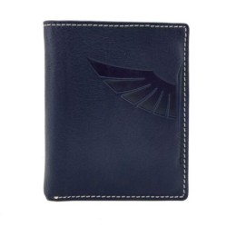 Cartera piel de Ubrique color azul