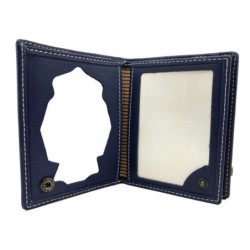 Cartera piel de Ubrique color azul