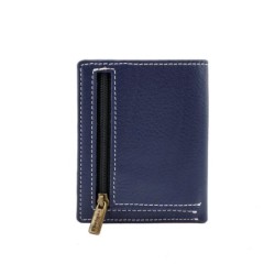 Cartera piel de Ubrique color azul