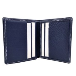 Cartera piel de Ubrique color azul