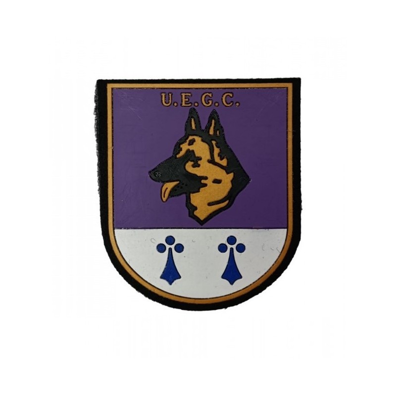 Parche guías caninos purpura