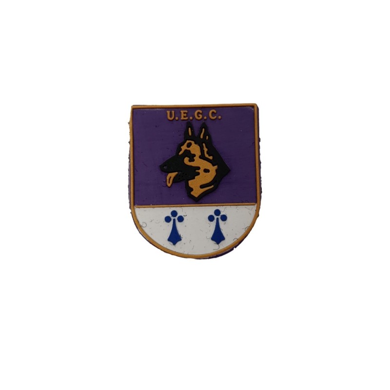 Parche pequeño guías caninos purpura