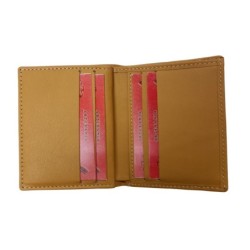 Cartera piel de Ubrique color mostaza