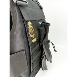 Porta guantes regulable molle