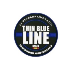 Parche THIN BLUE LINE "La delgada linea azul" Goma...