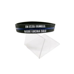 Pulsera silicona “LA DELGADA LÍNEA AZUL”