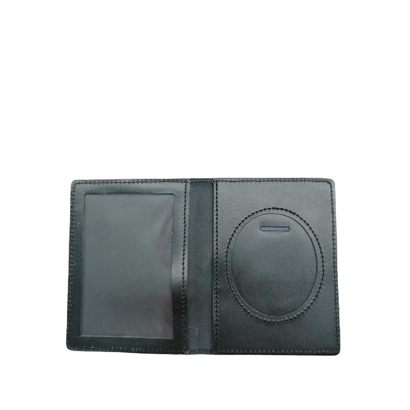 Portaplaca y billetera tipo libro