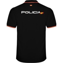 Polo Policía Nacional Negro/Azul