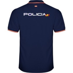 Polo Policía Nacional Negro/Azul