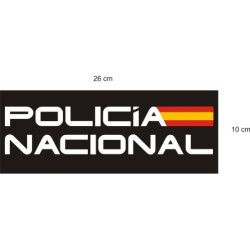 Parche chaleco Policía Nacional
