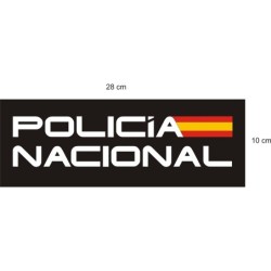 Parche chaleco Policía Nacional