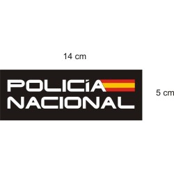 Parche chaleco Policía Nacional