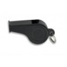 Silbato plástico negro con anilla (5cm)33030