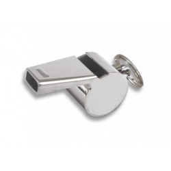 Silbato metálico cromado con anilla 33031