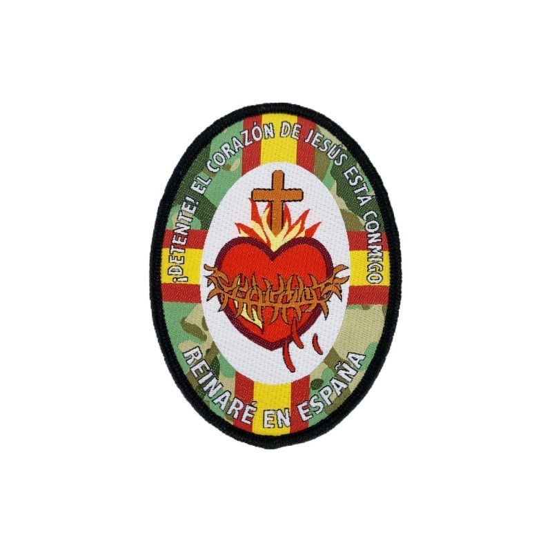 PARCHE “DETENTE, EL CORAZÓN DE JESÚS ESTA CONMIGO”