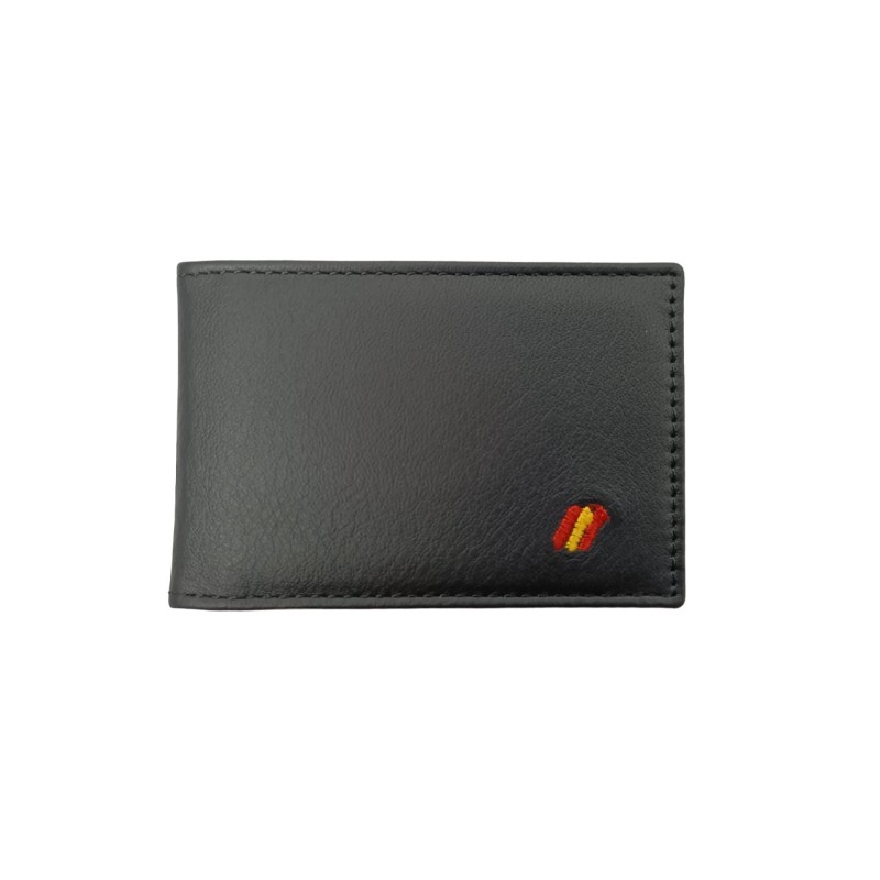 Cartera porta placa policía nacional bandera