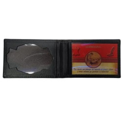 Cartera porta placa policía nacional bandera