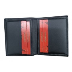 Cartera tipo libro porta placa carnet