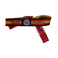 Pulsera de tela Policía Nacional