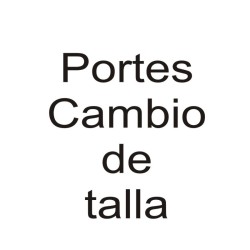 Portes cambio de talla