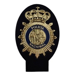 Placa emblema Policía Nacional