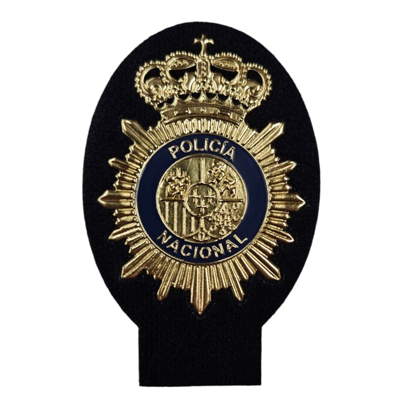 Placa emblema Policía Nacional