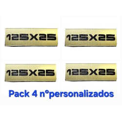 Pack números de placa