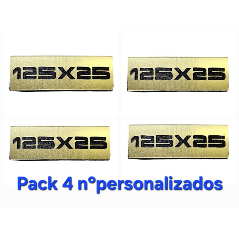 Pack números de placa