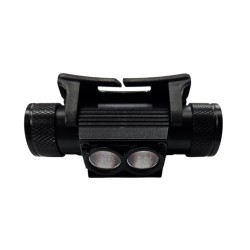 Linterna para chaleco LED Metálica Multimodo con Carga USB-C