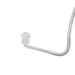 Pinganillo tubo transparente