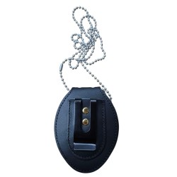 Porta palca de piel ovalada