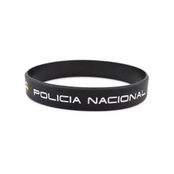 PULSERA GOMA POLICIA NACIONAL