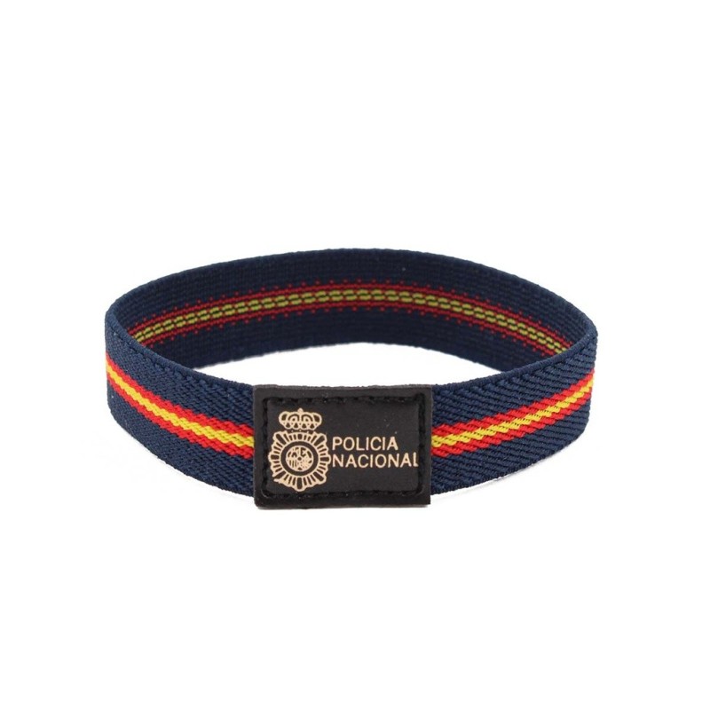 PULSERA AZUL POLICIA NACIONAL