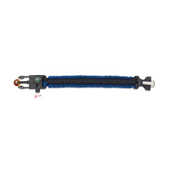 Pulsera paracord azul