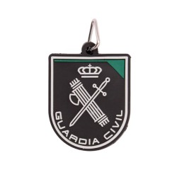 LLAVERO  PVC GUARDIA CIVIL NEGRO