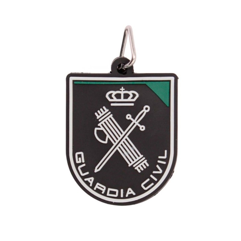 LLAVERO  PVC GUARDIA CIVIL NEGRO