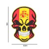 PARCHE CALAVERA BANDERA CONSTITUCIONAL ESPAÑA