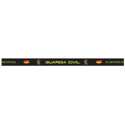 PULSERA PVC GUARDIA CIVIL NEGRA