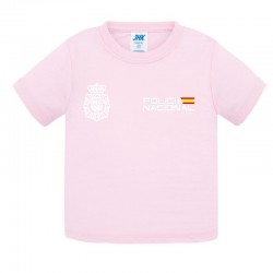 Camiseta rosa baby POLICIA...