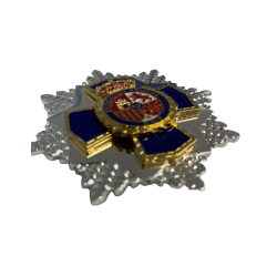 PLACA DEDICACIÓN POLICIAL 35 AÑOS