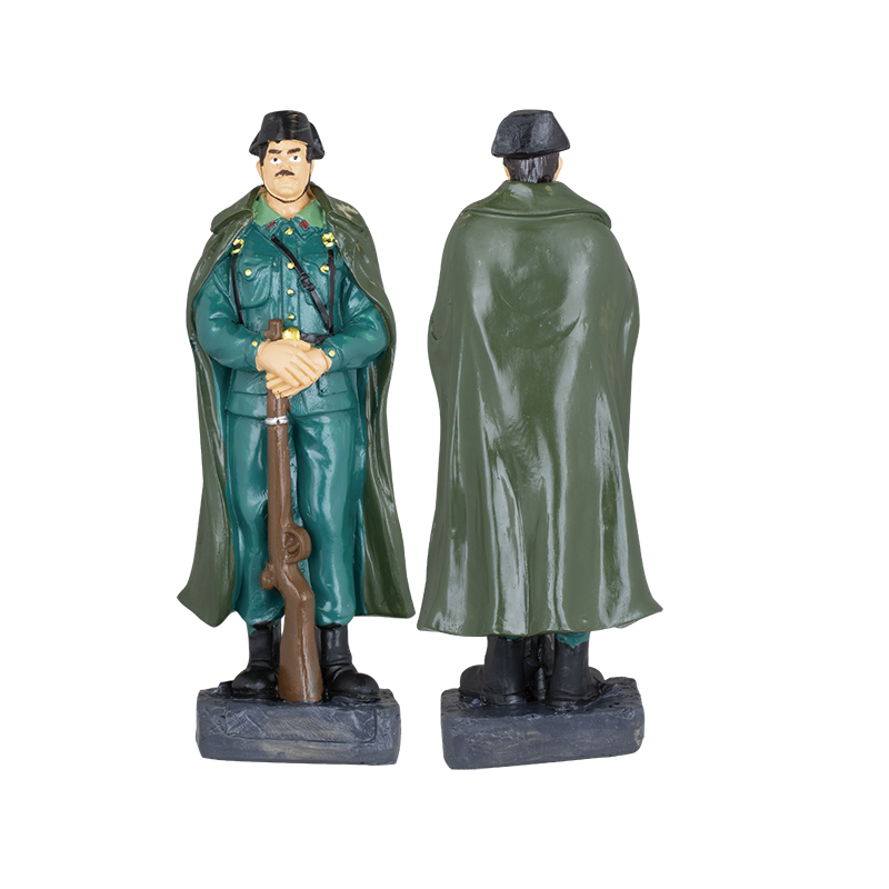 FIGURA GUARDIA CIVIL RESINA ARMA LARGA 39903