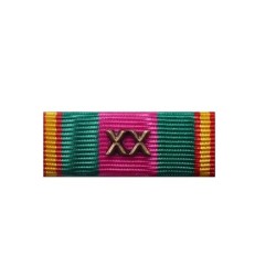 PASADOR DE CONDECORACIÓN MEDALLA A LA DEDICACIÓN POLICIAL 20 AÑOS