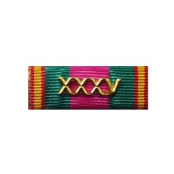 PASADOR DE CONDECORACIÓN MEDALLA A LA DEDICACIÓN POLICIAL 35 AÑOS