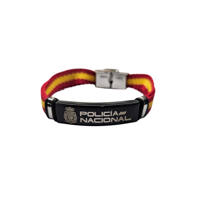 PULSERA BANDERA ESPAÑA POLICÍA NACIONAL